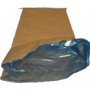 Paper bags with polythene inserts