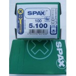 SPAX  Wood Screws5x100/ 100pcs