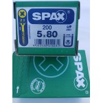 SPAX  Wood Screws 5x80 /200pcs