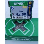 SPAX  Wood Screws 4,5x60 / 500pcs